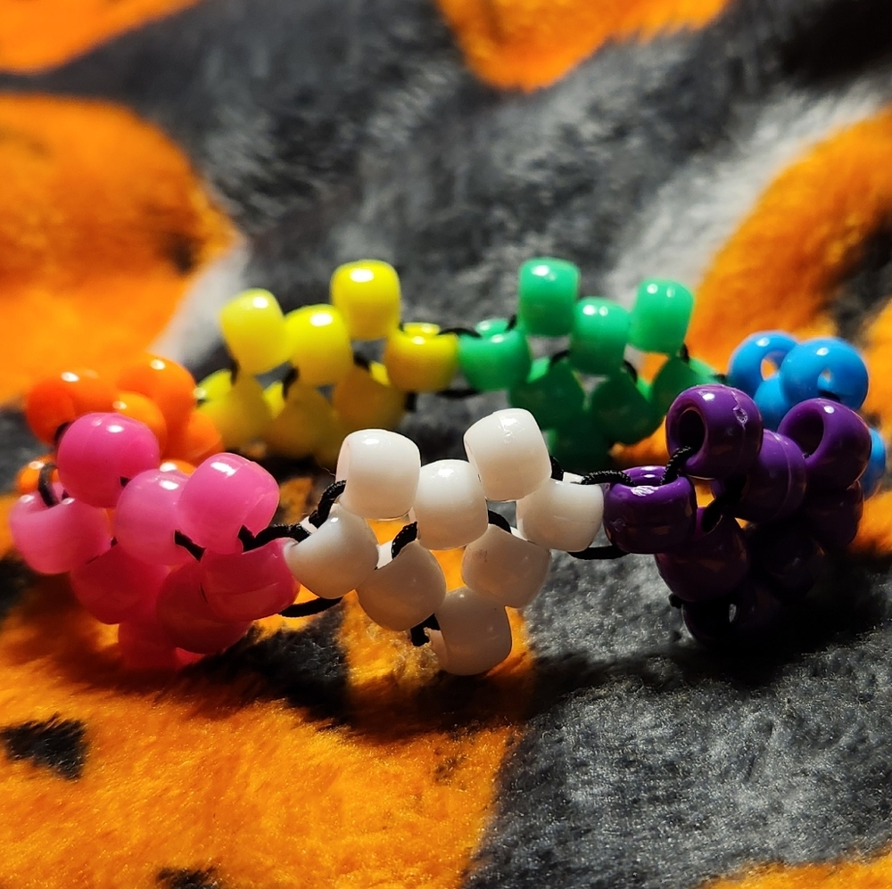 Heart kandi bracelet
